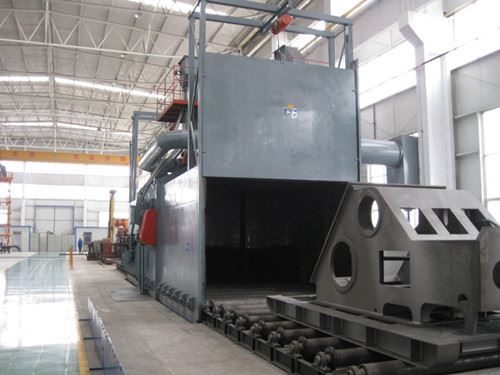 Continuous Shot Blasting Machine