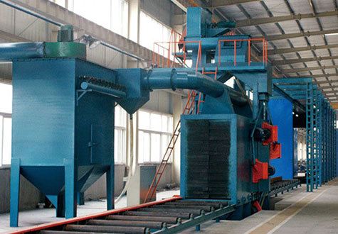 Horizontal Shot Blasting Machine Is Used For Axle Frame, Radiator, Stone, Etc.