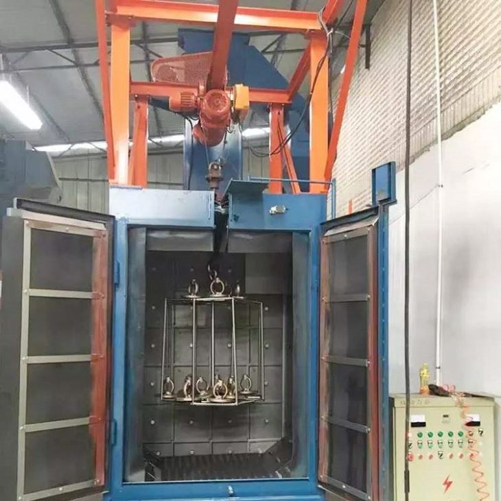 Good Quality Single Hook Type Shot Blasting Machine in Surface Cleaning of Various Kinds of Products with Middle and Small Batches