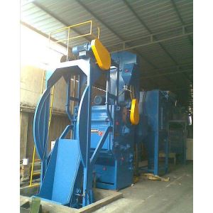 Auto Caterpillar Drum Shot Blasting Machine for Aluminum Surface Treatment