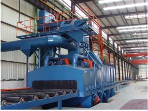 Customized Q69 Series Steel Plate Pretreatment Line /Shot Blasting Machine