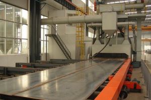 Q69 Steel Plate Shot Blasting/Sand Blasting Equipment with Low Price