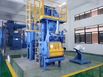 Flip Crawler Shot Blasting Machine (Automatic Feeding + Unloading Mechanism)