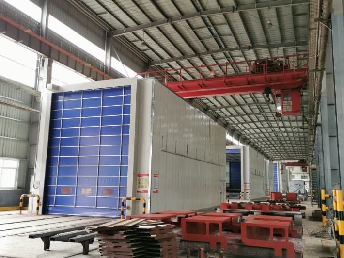 What are the working environment requirements of the blast room dust removal system