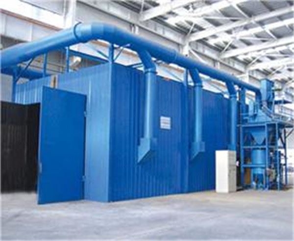 Matters needing attention when spraying the dust removal system of the sandblasting room