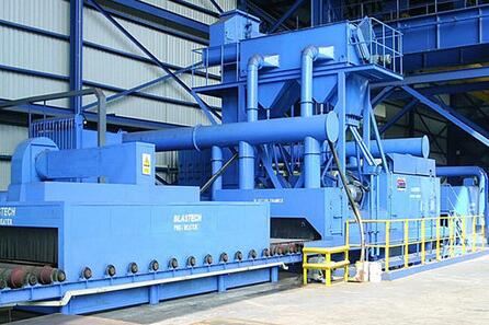 How to operate and maintain the through shot blasting machine?