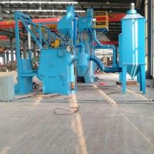 The working principle of Q3210 automatic crawler shot blasting machine