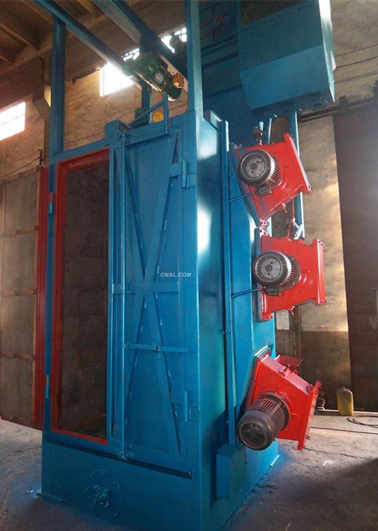 Working principle of gear shot blasting machine