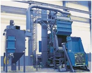 Crawler Shot Blasting Machine (Automatic Feeding + Unloading Mechanism)