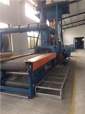 Mesh Belt Shot Blasting Machine + Filter Element Dus...