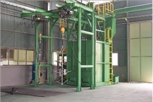 Shot Blasting Machine For Fire Extinguisher