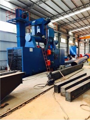 Throw Shot Blasting Machine (Magnetic Sorting System)