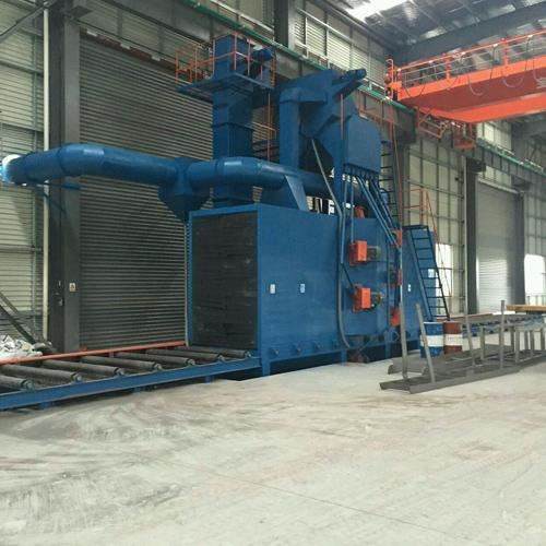 Spring Through Type Strengthening Shot Blasting Machine